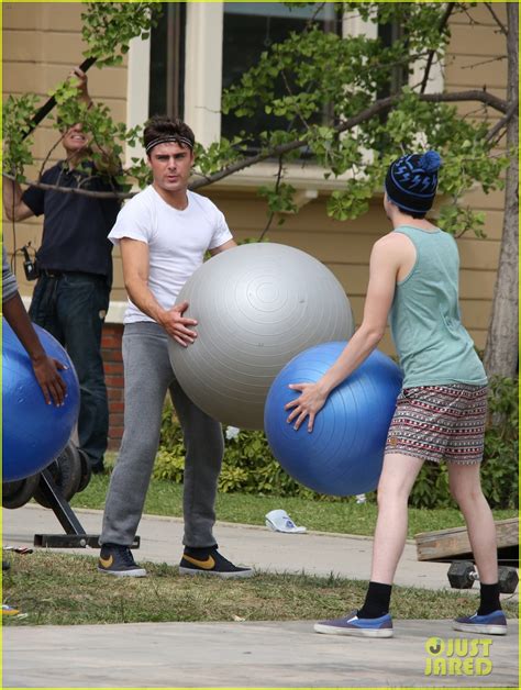 Zac Efron Lays In Dave Francos Lap On Townies Set Photo 2867029
