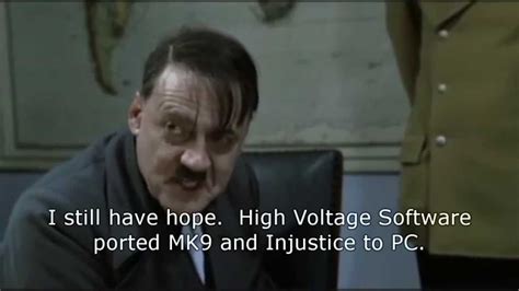 Hitler Finds Out That Mortal Kombat X Was Delayed On Last Gen Youtube