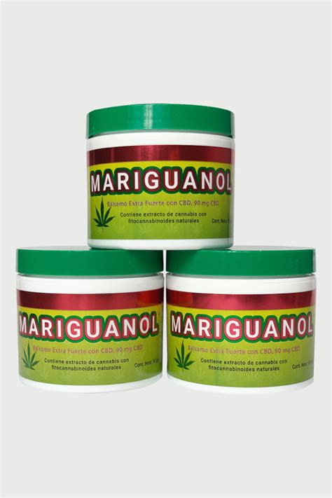 Tripack Mariguanol Bálsamo Extra Fuerte Con Cannabis Cbd México