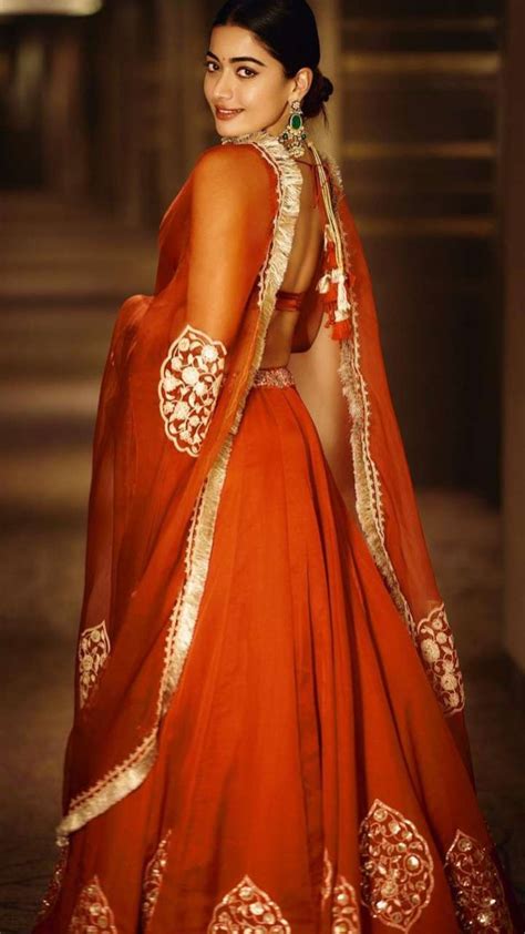 6 Ravishing Lehenga Designs By Rashmika Mandanna For To Be Bride
