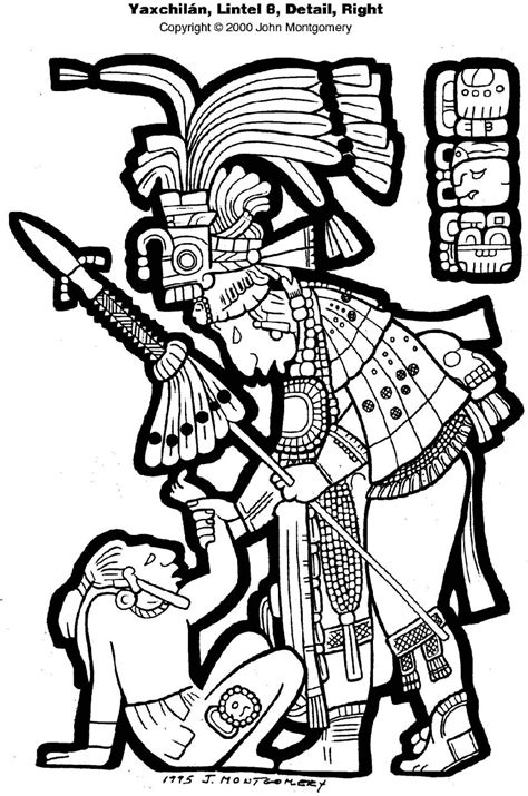 Drawings Aztec Mythology Gods And Goddesses Printable Coloring Pages