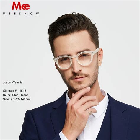 2019 meeshow prescription glasses frame europe style hot sales men women clear eyeglasses