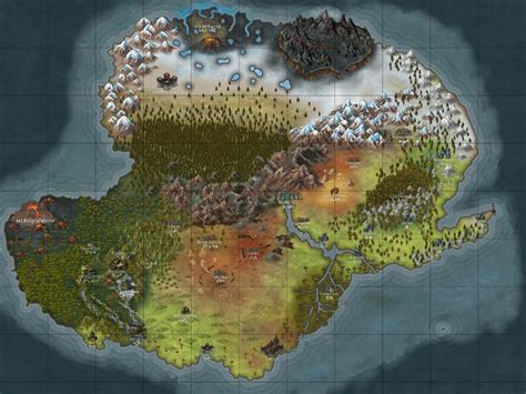 Fantasy World Map Looking For Suggestions On Geographic Realism