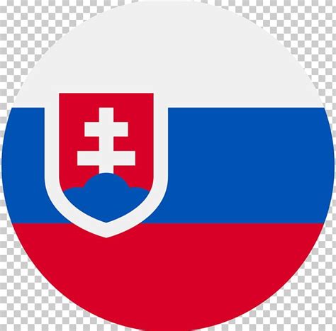 Flag Of Slovakia Slovak Republic Png Clipart Area Brand Circle