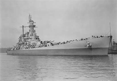 Uss Washington Collision Damage Battleship Bb 56