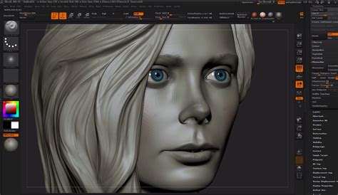 Sculpting Hair In Zbrush