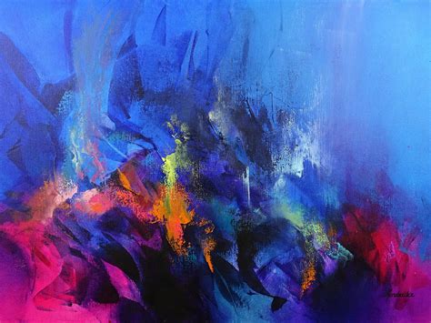 Blue Abstract Art Paintings