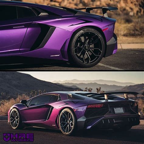Its So Purple Lamborghini Aventador Sv On A Set Of Hrewheels P201 In