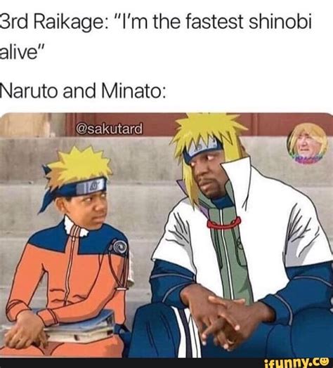 3rd Raikage Im The Fastest Shinobi Alive Naruto And Minato