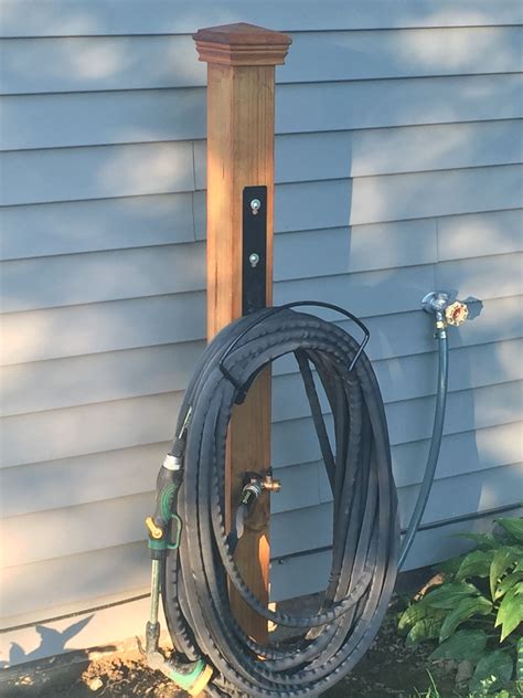 Diy Garden Hose Holder Backyard Landscaping Designs Home