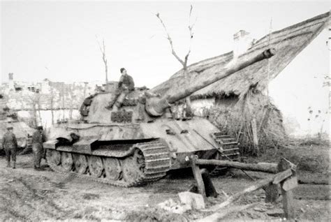 Tiger Ausf B N Of S Pz Abt Hungary Tiger Ii German