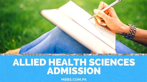 Allied Health Sciences Admission 2020 21 All Courses Mbbscompk