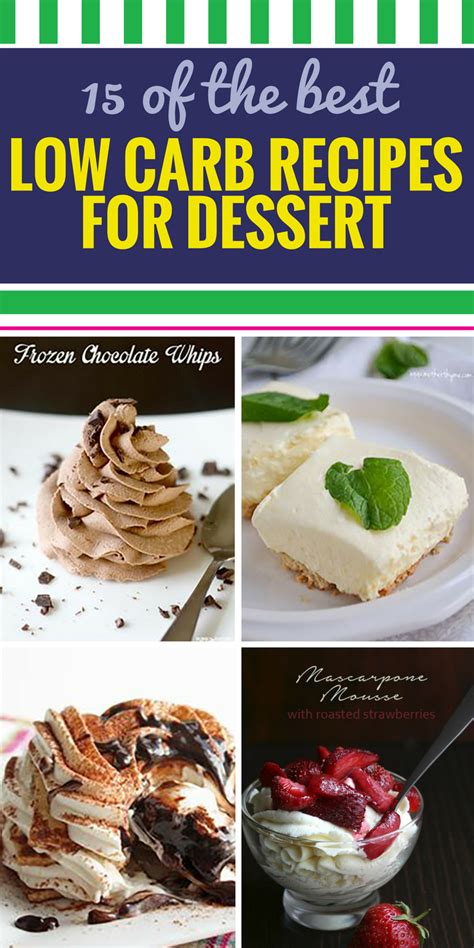 Look out for these symbols on your favorite recipes. 15 Low Carb Recipes for Dessert - My Life and Kids