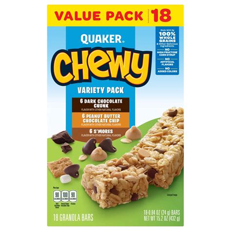 Quaker Chewy Granola Bars Variety Pack Shop Granola And Snack Bars At H E B