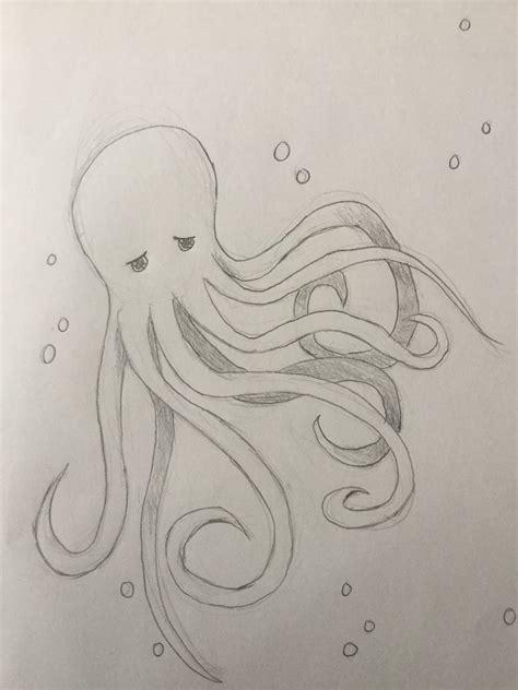 Sad Octopus By Coollightninggirl On Deviantart