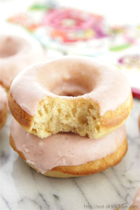 Baked Vanilla Bean Donuts Eat Drink Love