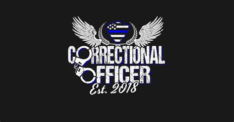 Corrections Officer 2018 Graduation Silver Line Officer T Shirt