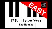 P.S. I Love You - The Beatles Easy Mode - YouTube