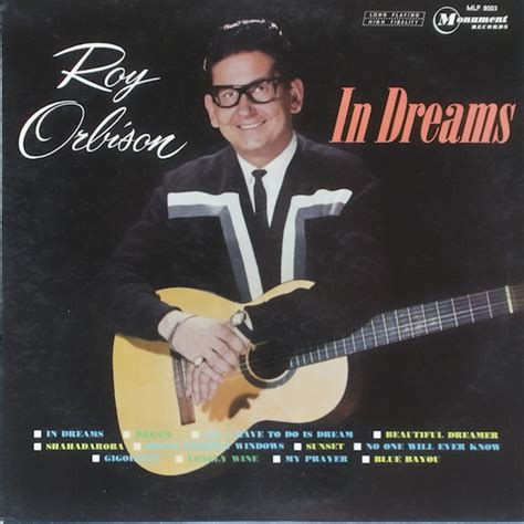 Roy Orbisons In Dreams Album Cover 1963 Roy Orbison
