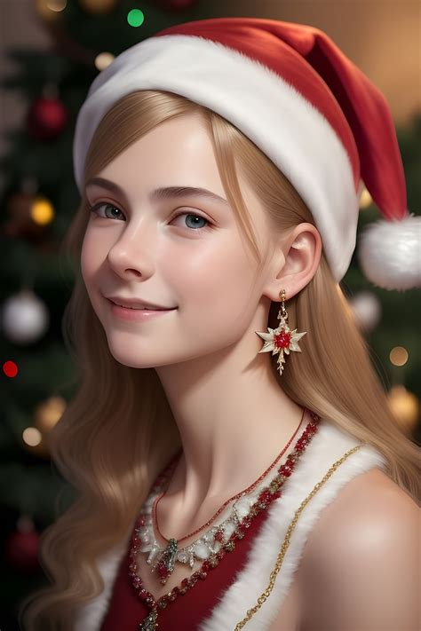 Download Ai Generated Girl Christmas Royalty Free Stock Illustration