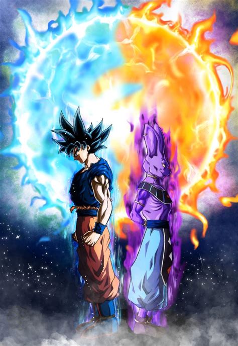 Goku And Beerus Dragon Ball Super Artwork