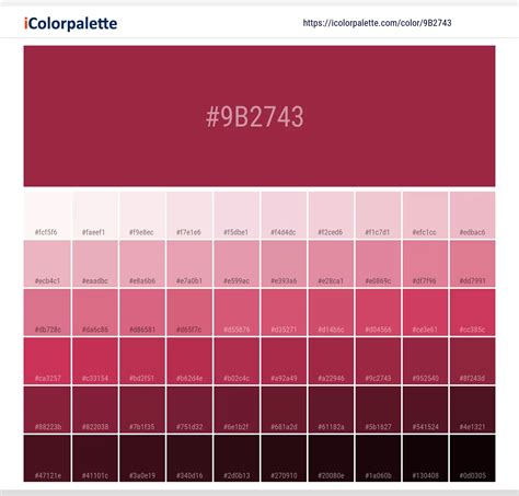 Pantone 194 C Color Hex Color Code 9b2743 Information Hsl Rgb