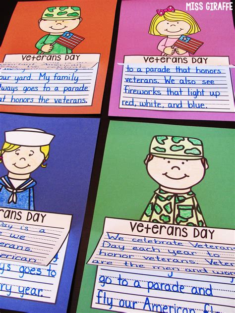 I have written a special activity guide, lapbook, and coloring pages for you! Miss Giraffe's Class: November Writing Crafts