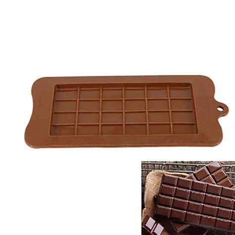 1 Pcs 3d Handmade 24 Cavity Square Silicone Chocolate Baking Mold For