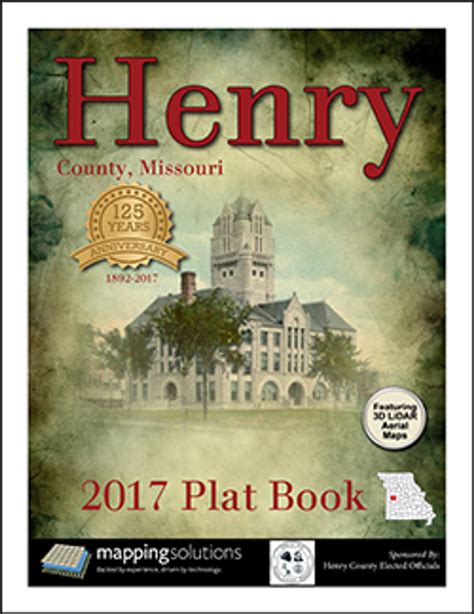 Henry County Missouri 2017 Plat Book Henry County Plat Map Plat Book