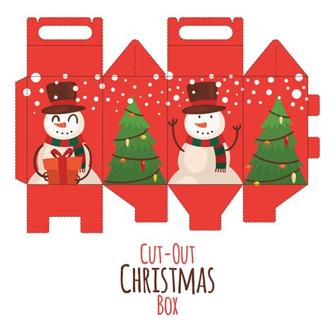 10 Best Free Printable Christmas T Box Template Pdf For Free At