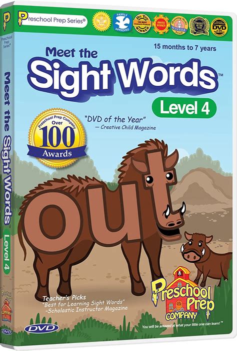 Meet The Sight Words Level 4 DVD Animation Kathy Oxley Amazon