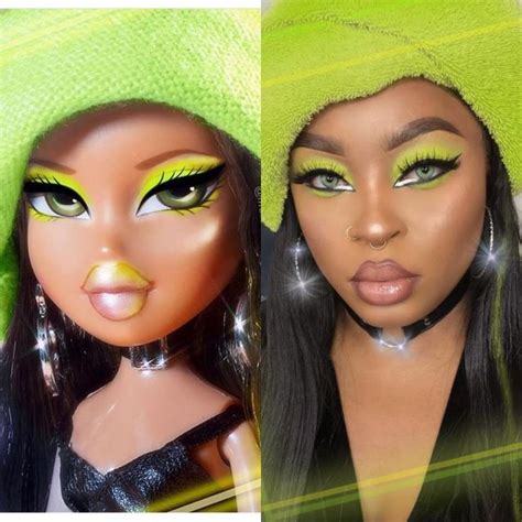 the bratz challenge makeover has gone viral 30 photos bemethis bratz doll makeup makeup