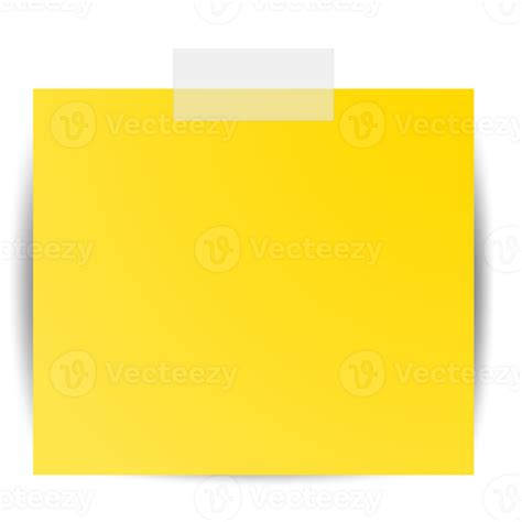 Square Yellow Sticky Paper Note Reminders Office Memo Label Stationery