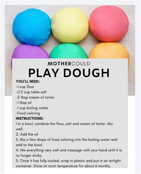 Play Dough Easy Playdough Recipe Playdough Playdough Recipe