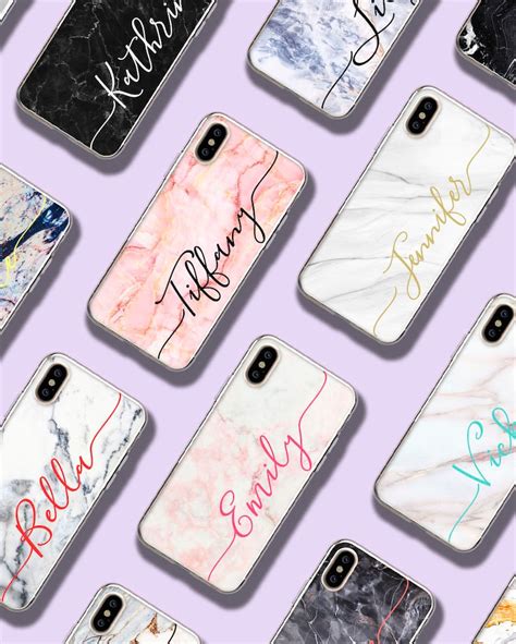 Custom Marble Iphone Xr Covers ~ Luxury Marble Tempered Glass Case