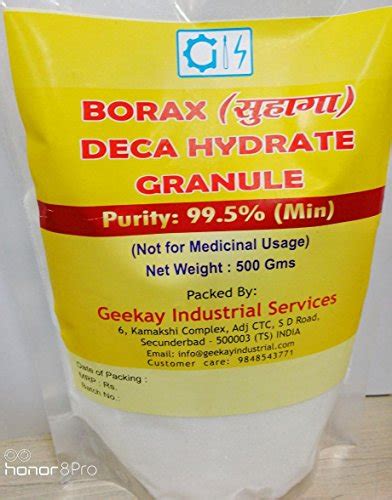 Geekay Borax Powder “suhaga” 500g Pack Pure And Safe Gkvks