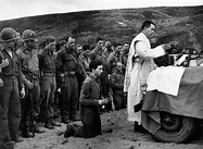 Image result for Photographs of Catholic priests saying Mass During Wartime...