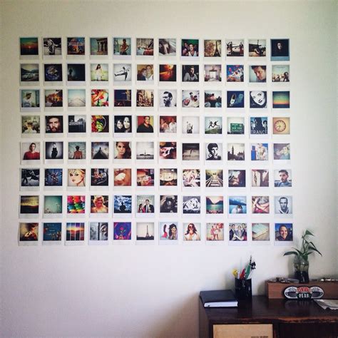 This works well only in the spacious bedrooms to create a separate seating point within the bedroom. My new bedroom with Polaroid wall (With images) | Polaroid ...