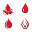 Blood Drop Logo Images Set 2085588 Vector Art At Vecteezy