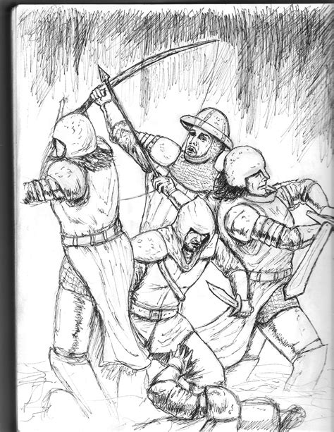 Battle Drawing At Getdrawings Free Download