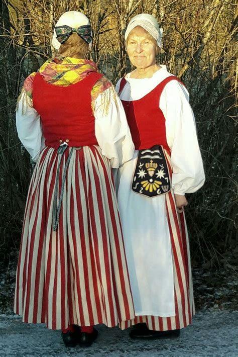 Tuusulan Kansallispuku Folk Costume Costumes Finland High Waisted