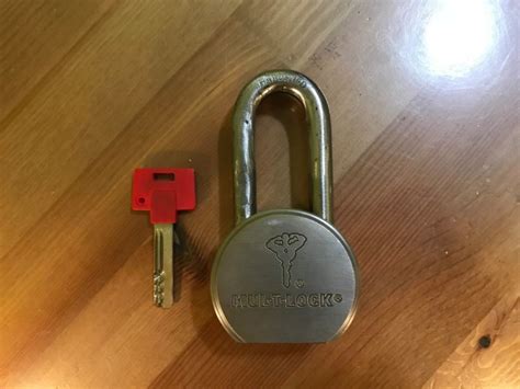 Mul T Lock Padlock Model Tsr W Key High Security Mtl Multlock Lock