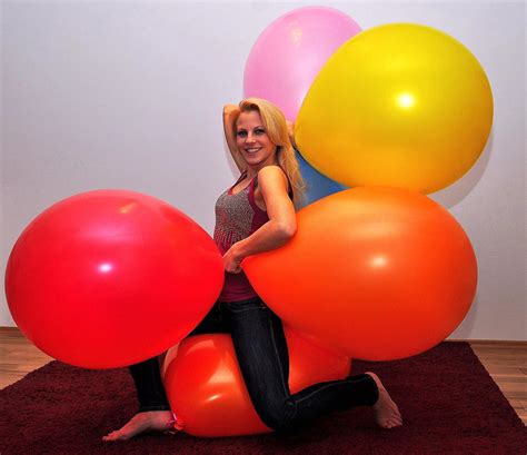 Posing With A Bunch Of Inch Balloons By Billoon On DeviantArt