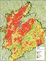 Burn severity map of Hayman Fire. | Download Scientific Diagram
