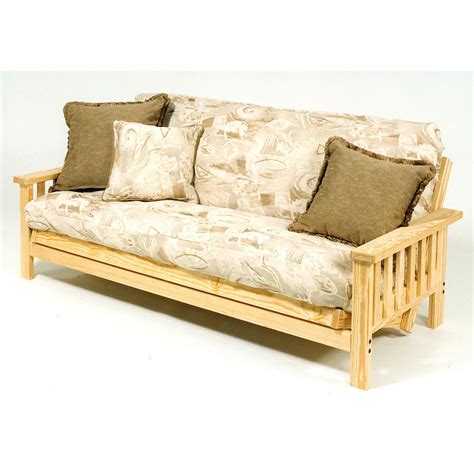 Himalaya Pine Full Size Futon Frame 113128 Living Room Furniture At