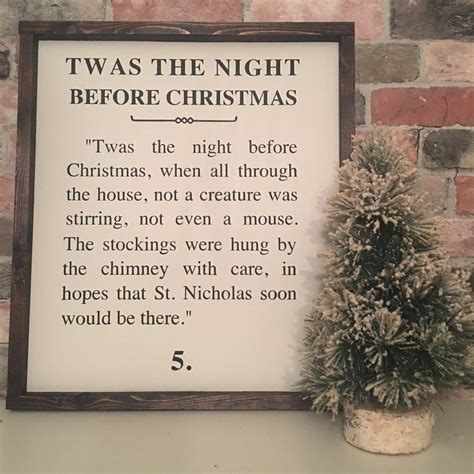 Twas the night before Christmas | Twas the night, The night before christmas, Before christmas