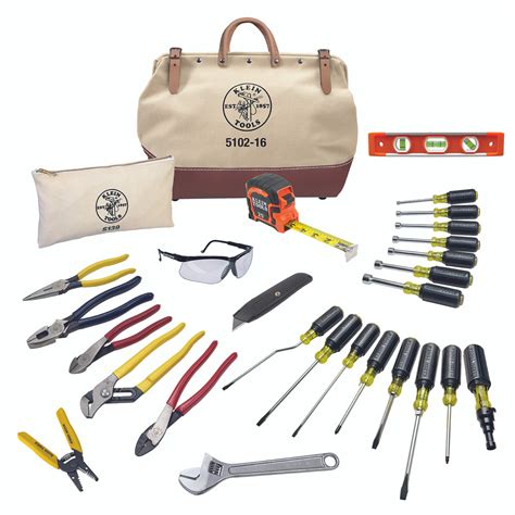 Klein Tools 80028 Electrician Hand Tools Set 28 Piece Pliers