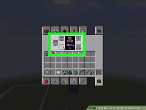Since you can't fly with elytra, i'm finally, use an anvil to name a random item flying orb, hold it, jump, and fly away. How to Use an Elytra in Minecraft 1.9: 7 Steps (with Pictures)