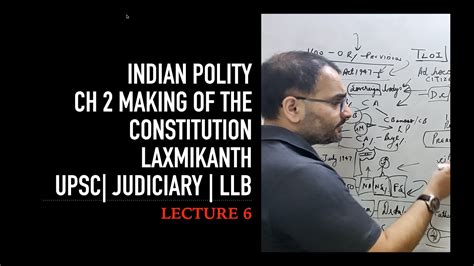 Indian Polity Laxmikanth Ch Making Of The Constitution Upsc Llb Judiciary Course