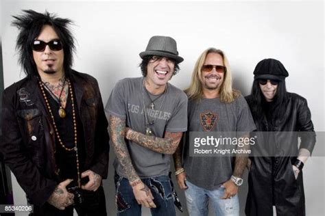 Photo Of Motley Crue And Nikki Sixx And Mick Mars And Vince Neil And